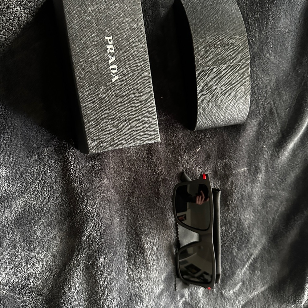 Prada Black Sunglasses with Sleek Design